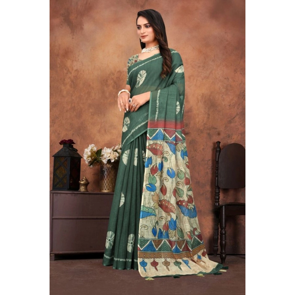 PID-62442-Generic-Women-s-Linen-Printed-Saree-With-Unstitched-Blouse-5-5-Mtr-Dark-Green-1-1000x1000-1.webp