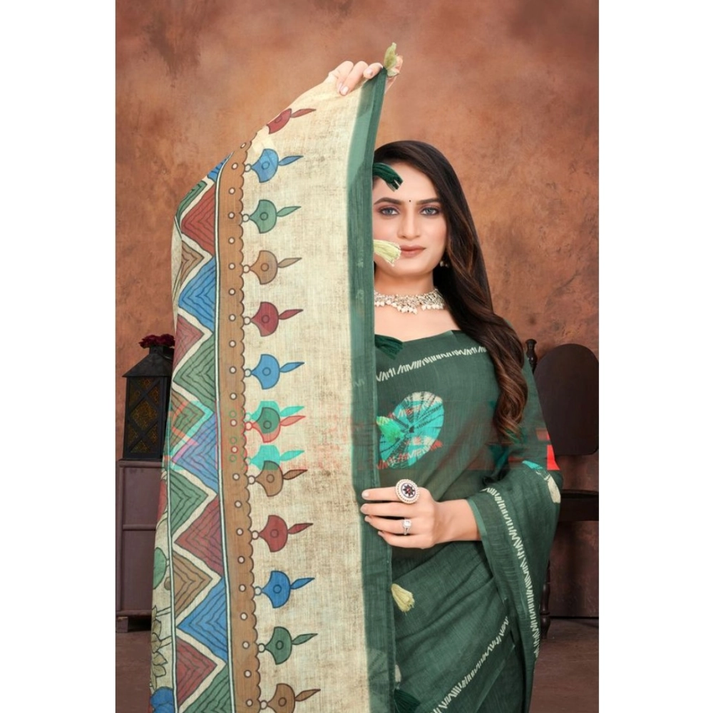 PID-62442-Generic-Women-s-Linen-Printed-Saree-With-Unstitched-Blouse-5-5-Mtr-Dark-Green-1-1000x1000-1.webp