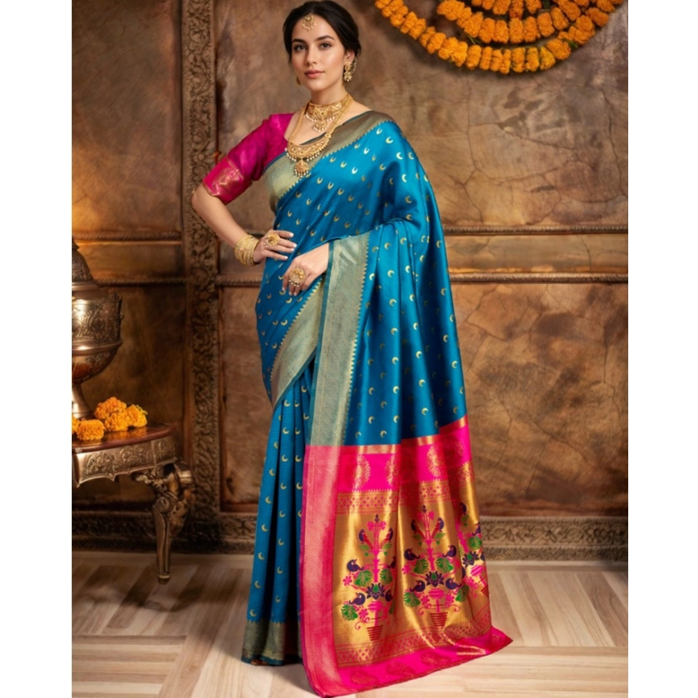 PID-62804-Generic-Women-s-Silk-Blend-Zari-Woven-Saree-With-Unstitched-Blouse-5-5-Mtr-Aqua-1-1000x1000-1.webp