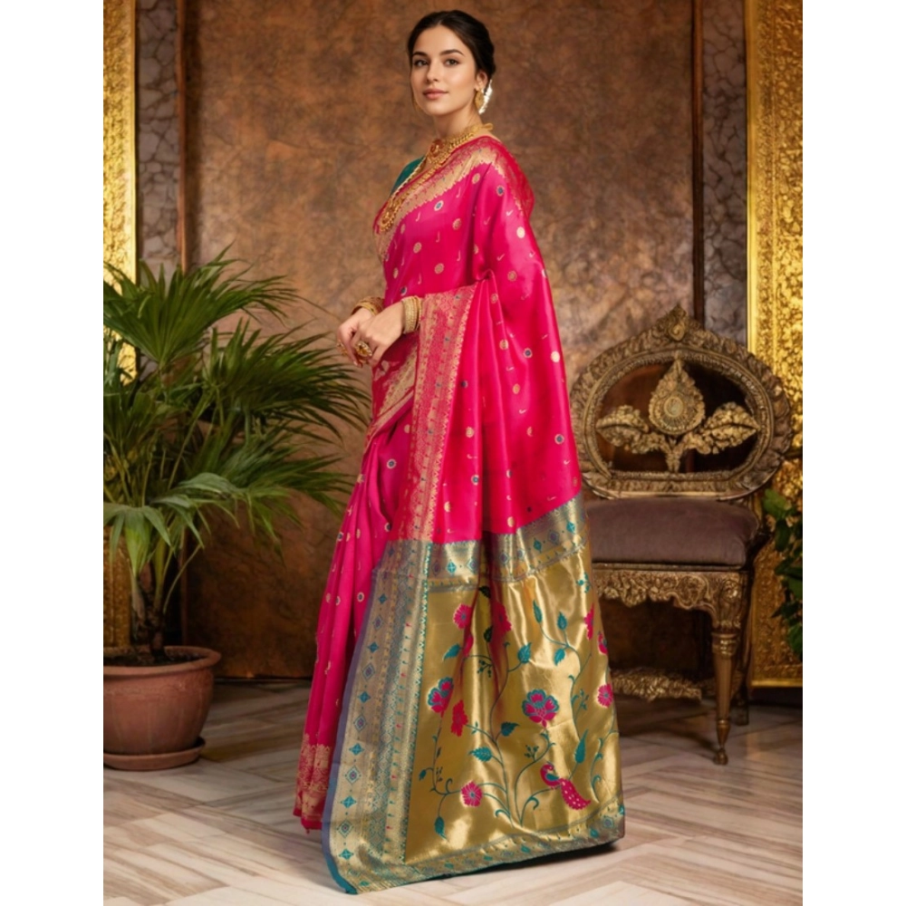 PID-62821-Generic-Women-s-Silk-Blend-Zari-Weaving-Saree-With-Unstitched-Blouse-5-5-Mtr-Pink-1-1000x1000-1.webp