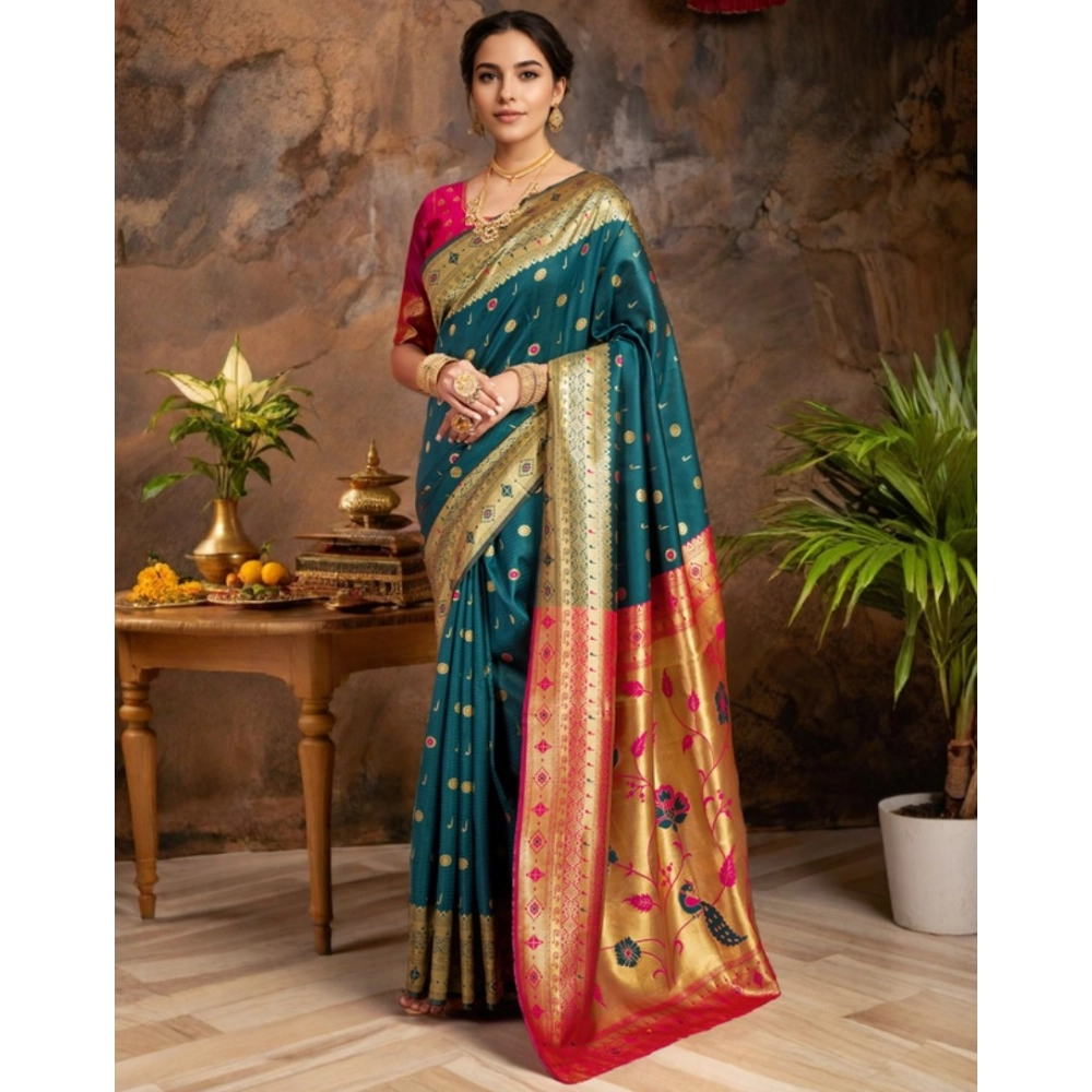 PID-62823-Generic-Women-s-Silk-Blend-Zari-Weaving-Saree-With-Unstitched-Blouse-5-5-Mtr-Rama-1-1000x1000-1.webp