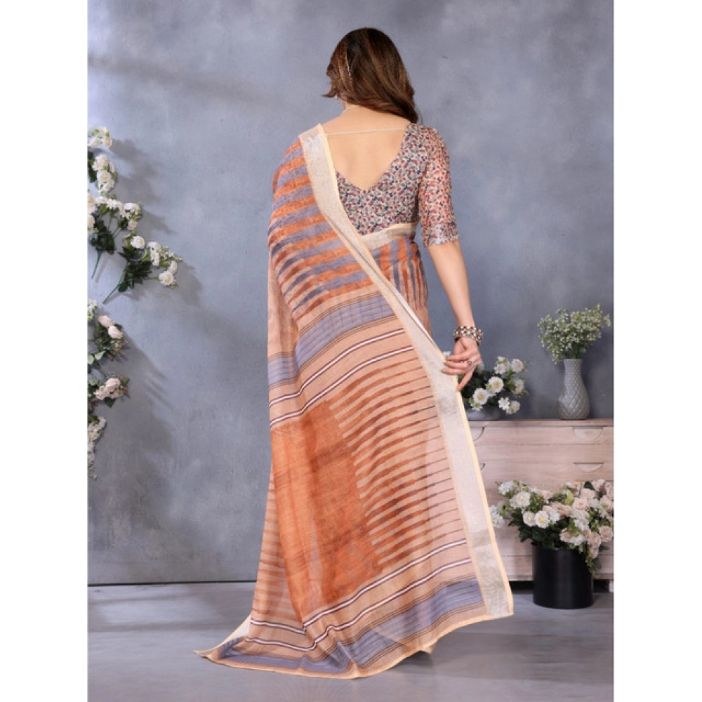 PID-63906-Women-s-Linen-Cotton-Printed-Saree-With-Unstitched-Blouse-5-5-Mtr-Brown-1-1000x1000-1.webp