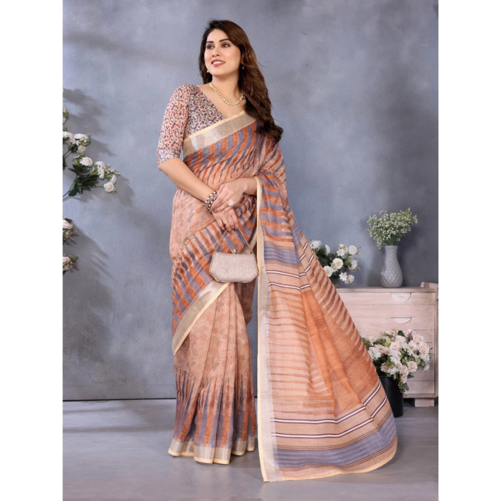 PID-63906-Women-s-Linen-Cotton-Printed-Saree-With-Unstitched-Blouse-5-5-Mtr-Brown-1-1000x1000-1.webp