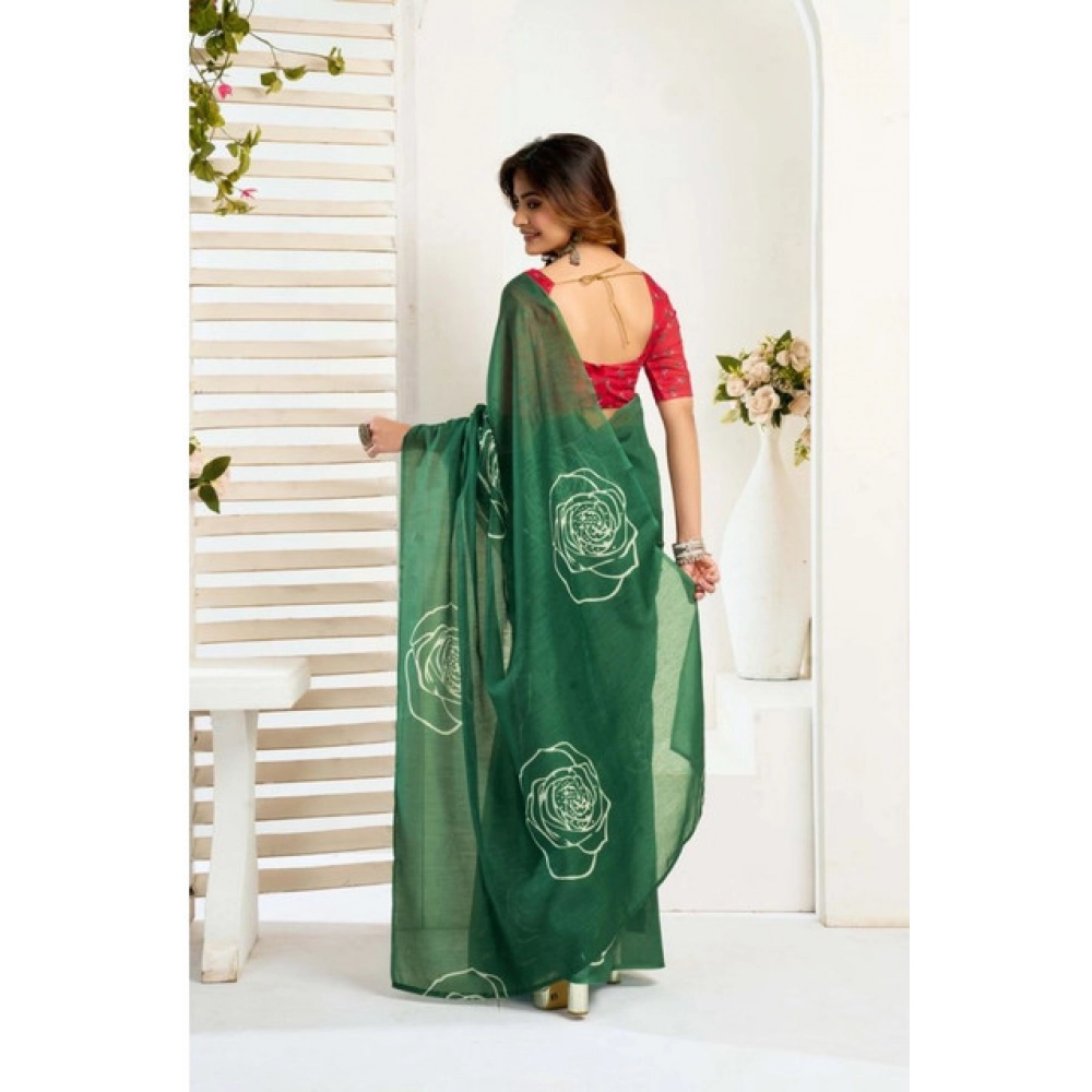 PID-64115-Womens-saree-with-Unstitched-Blouse-Dark-Green-1-1000x1000-1.webp
