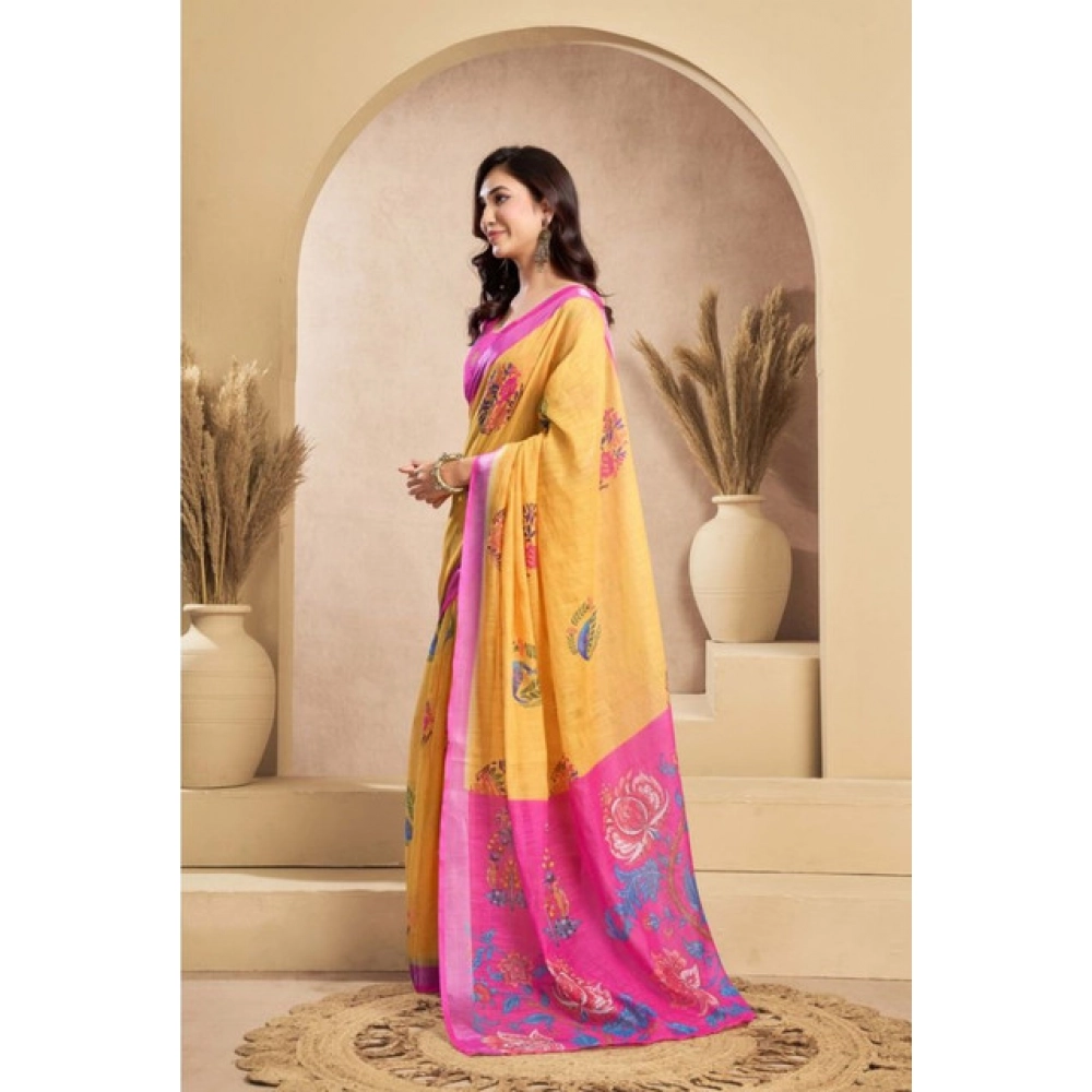 PID-64134-Womens-saree-with-Unstitched-Blouse-Yellow-1-1000x1000-1.webp