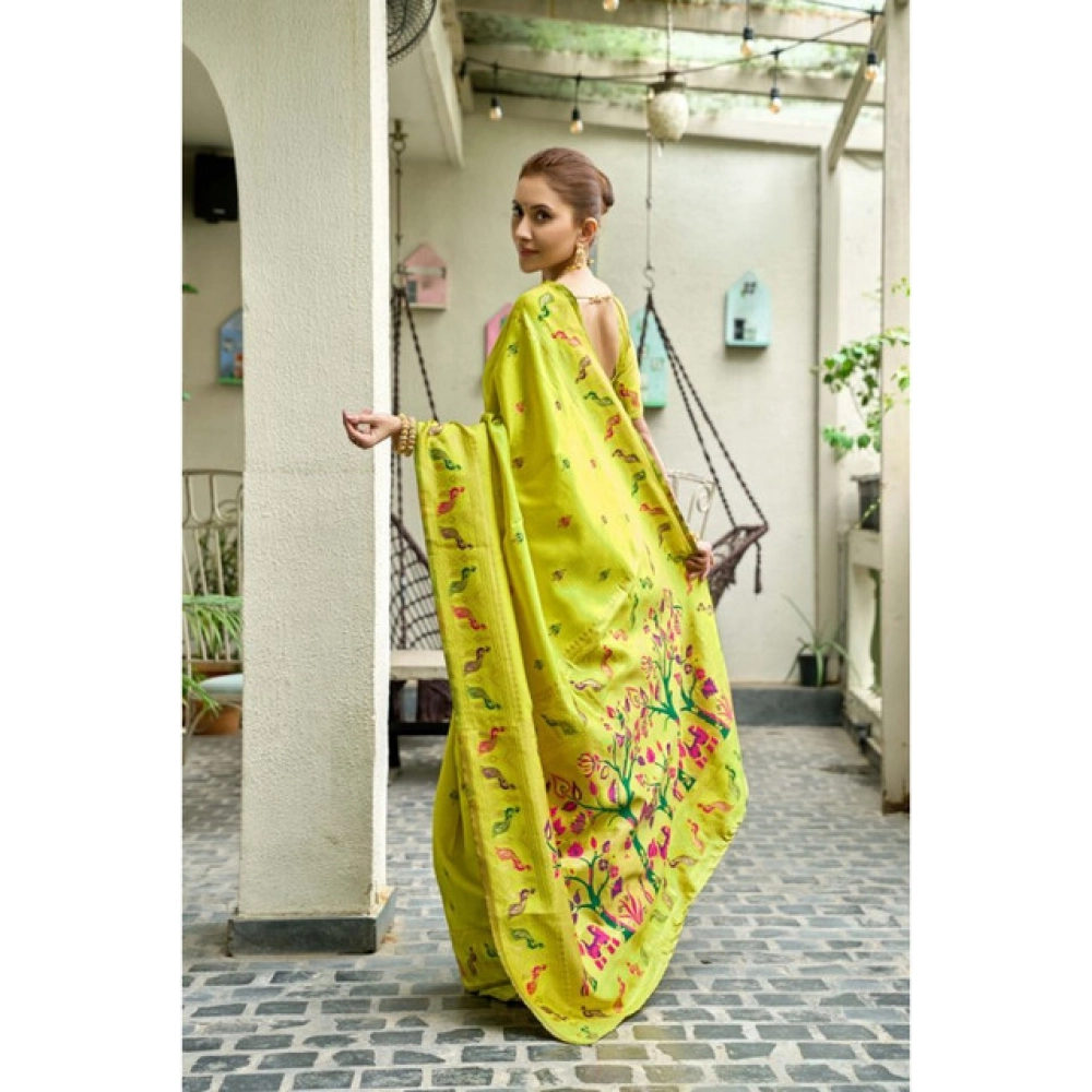 PID-64446-Women-s-Silk-Blend-Woven-Saree-With-Unstitched-Blouse-5-5-Mtr-Lime-1-1000x1000-1.webp