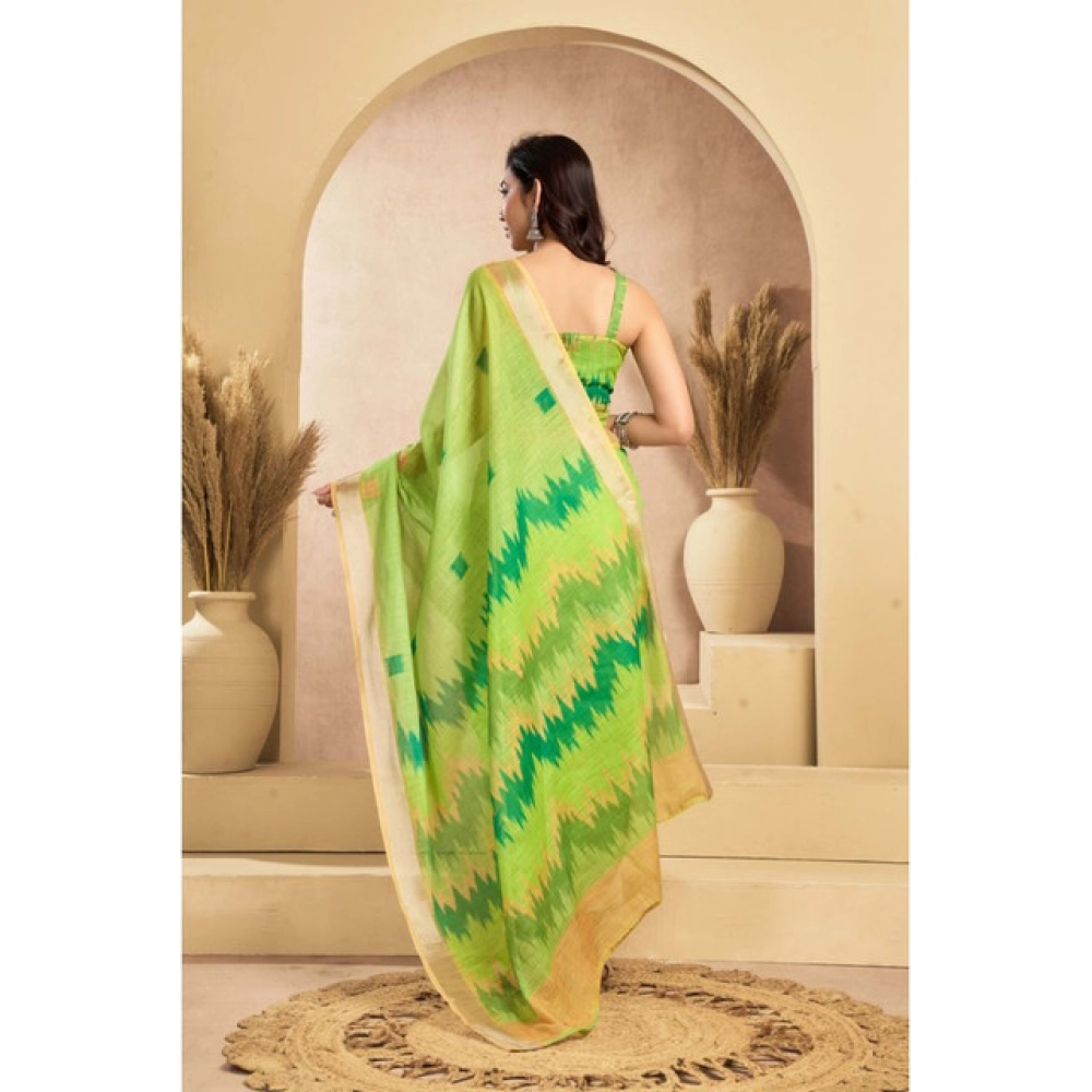 PID-64467-Women-s-Faux-Linen-Printed-Ready-To-Wear-Saree-With-Unstitched-Blouse-5-5-Mtr-Lime-1-1000x1000-1.webp