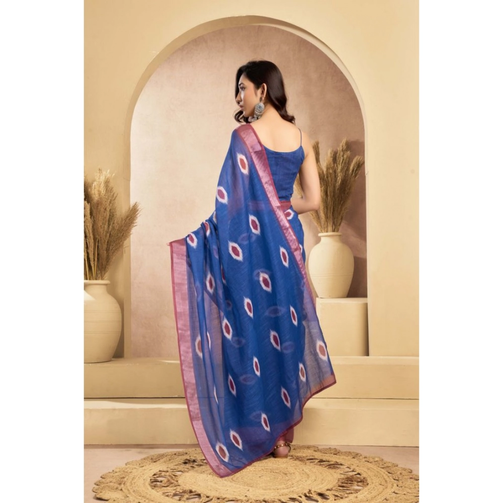 PID-64469-Women-s-Faux-Linen-Printed-Ready-To-Wear-Saree-With-Unstitched-Blouse-5-5-Mtr-Blue-1-1000x1000-1.webp