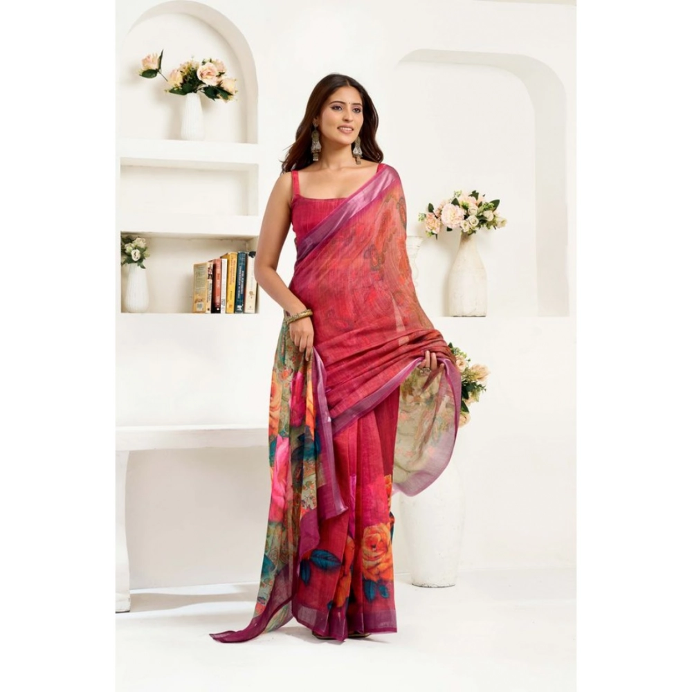 PID-64488-Women-s-Faux-Linen-Printed-Ready-To-Wear-Saree-With-Unstitched-Blouse-5-5-Mtr-Pink-1-1000x1000-1.webp