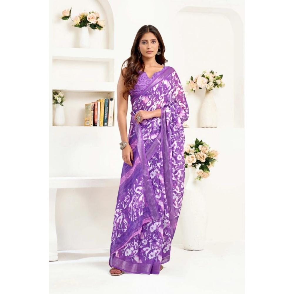 PID-64489-Women-s-Faux-Linen-Printed-Ready-To-Wear-Saree-With-Unstitched-Blouse-5-5-Mtr-Purple-1-1000x1000-1.webp