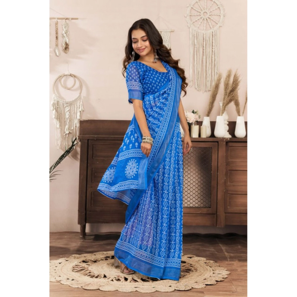 PID-64502-Women-s-Faux-Linen-Printed-Ready-To-Wear-Saree-With-Unstitched-Blouse-5-5-Mtr-Blue-1-1000x1000-1.webp