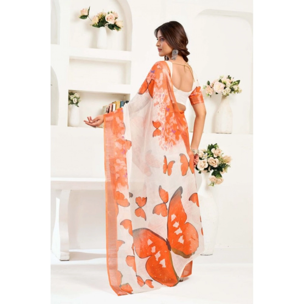 PID-64533-Women-s-Faux-Linen-Printed-Ready-To-Wear-Saree-With-Unstitched-Blouse-5-5-Mtr-Orange-1-1000x1000-1.webp