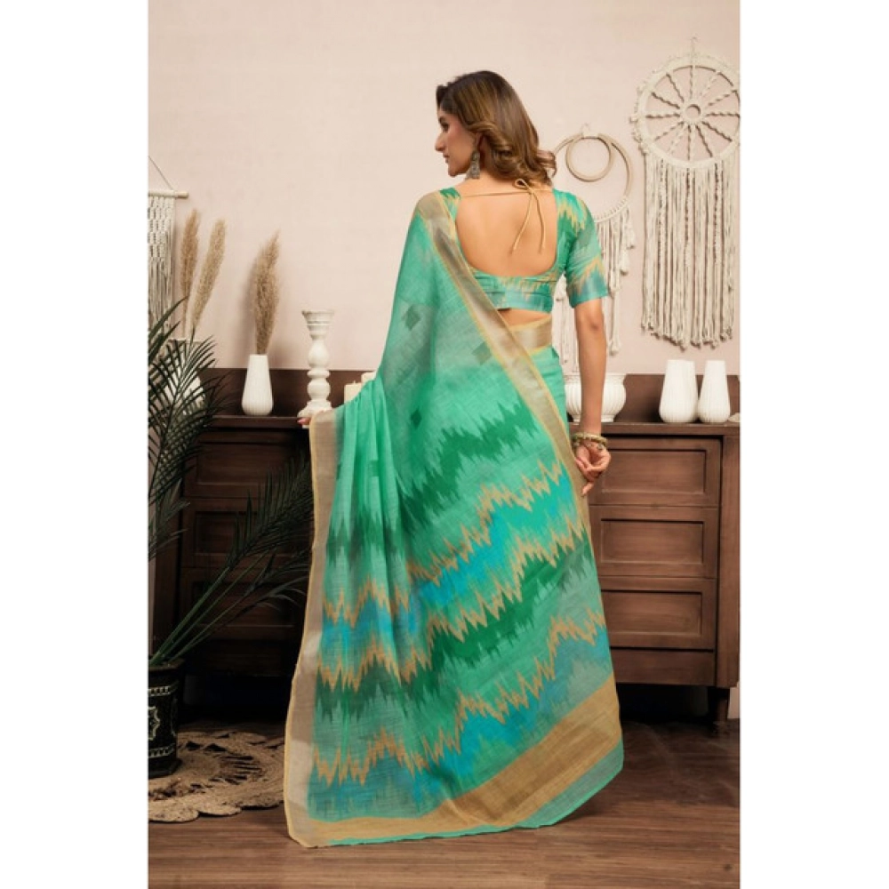 PID-64547-Women-s-Faux-Linen-Printed-Ready-To-Wear-With-Pocket-Saree-With-Unstitched-Blouse-5-5-Mtr-1000x1000-1.webp
