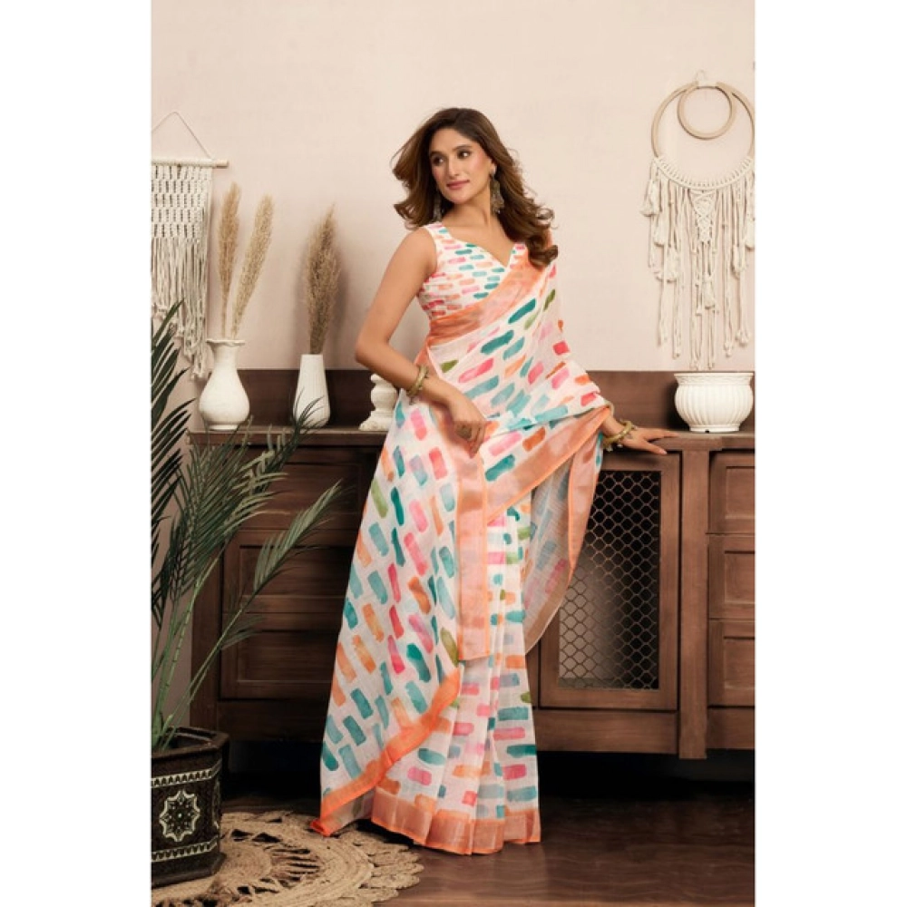 PID-64548-Women-s-Faux-Linen-Printed-Ready-To-Wear-With-Pocket-Saree-With-Unstitched-Blouse-5-5-Mtr-1000x1000-1.webp