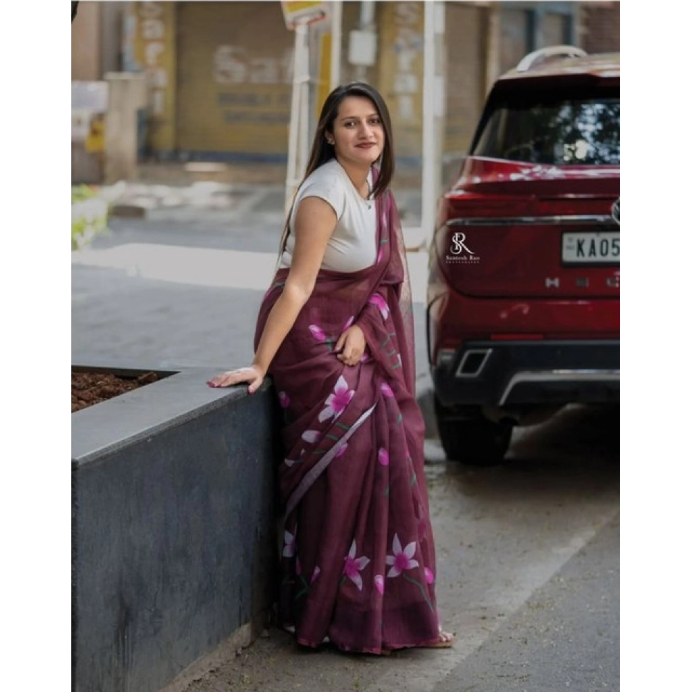 PID-65156-Women-s-Linen-Printed-Saree-With-Unstitched-Blouse-5-5-Mtr-Brown-1-1000x1000-1.webp