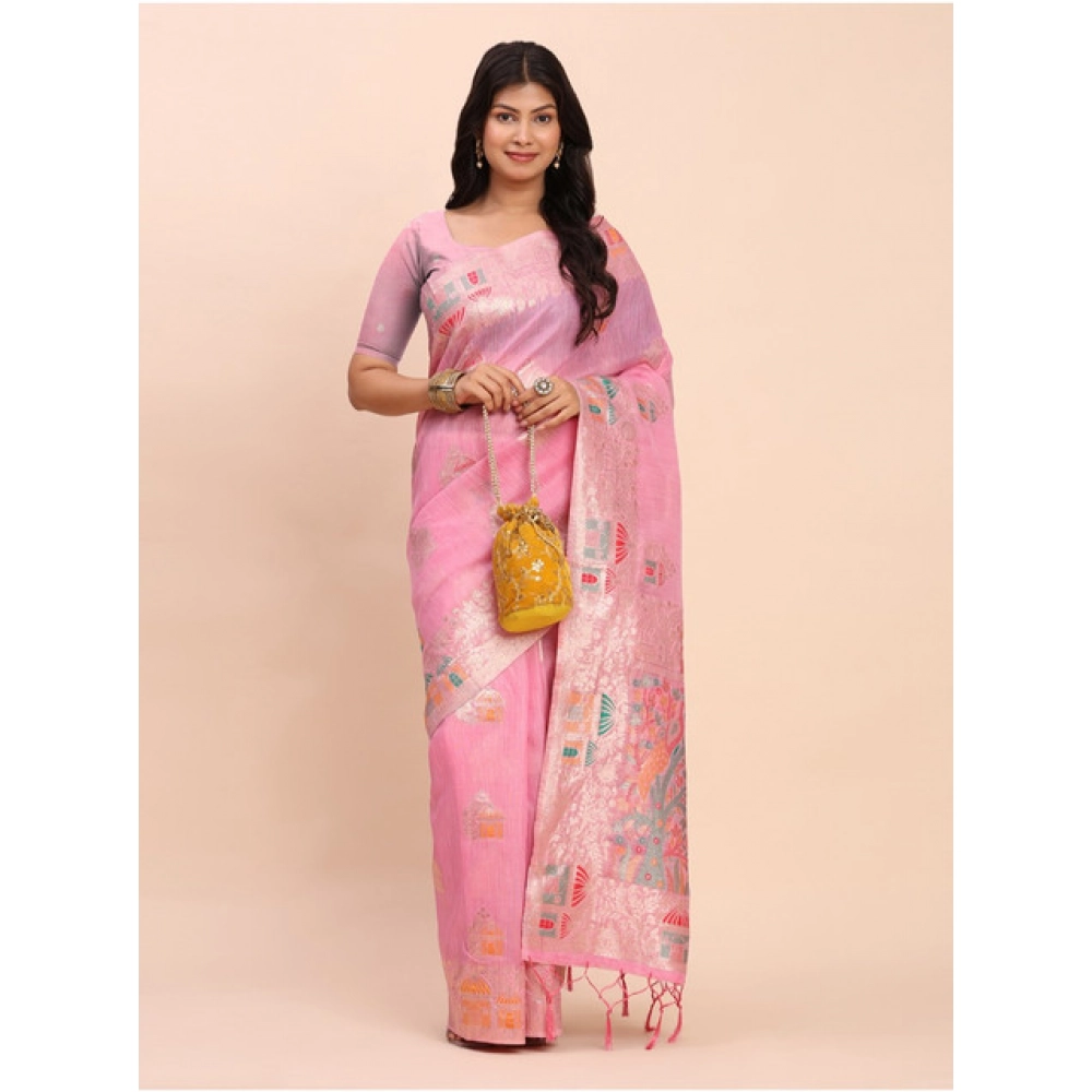 PID-65296-Women-s-Linen-Cotton-Printed-Saree-With-Unstitched-Blouse-5-5-Mtr-Pink-1-1000x1000-1.webp