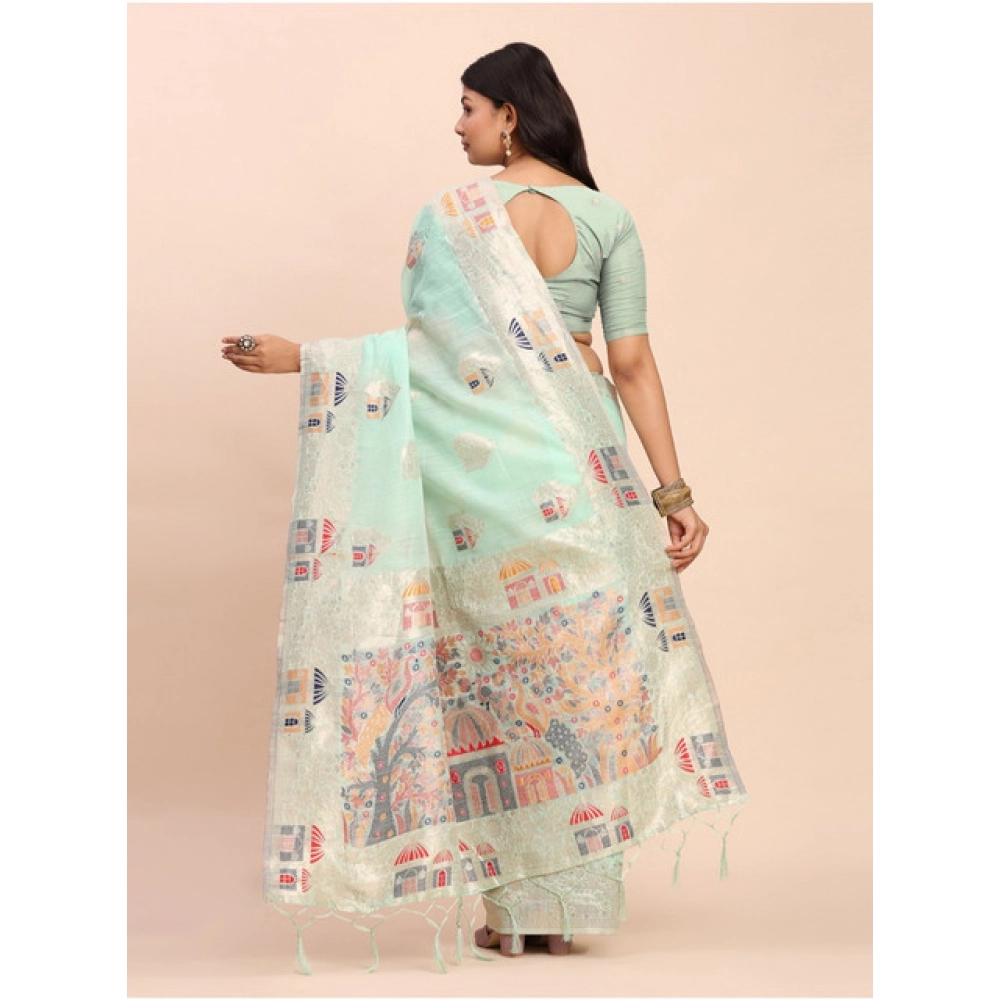 PID-65297-Women-s-Linen-Cotton-Printed-Saree-With-Unstitched-Blouse-5-5-Mtr-Sea-Green-1-1000x1000-1.webp