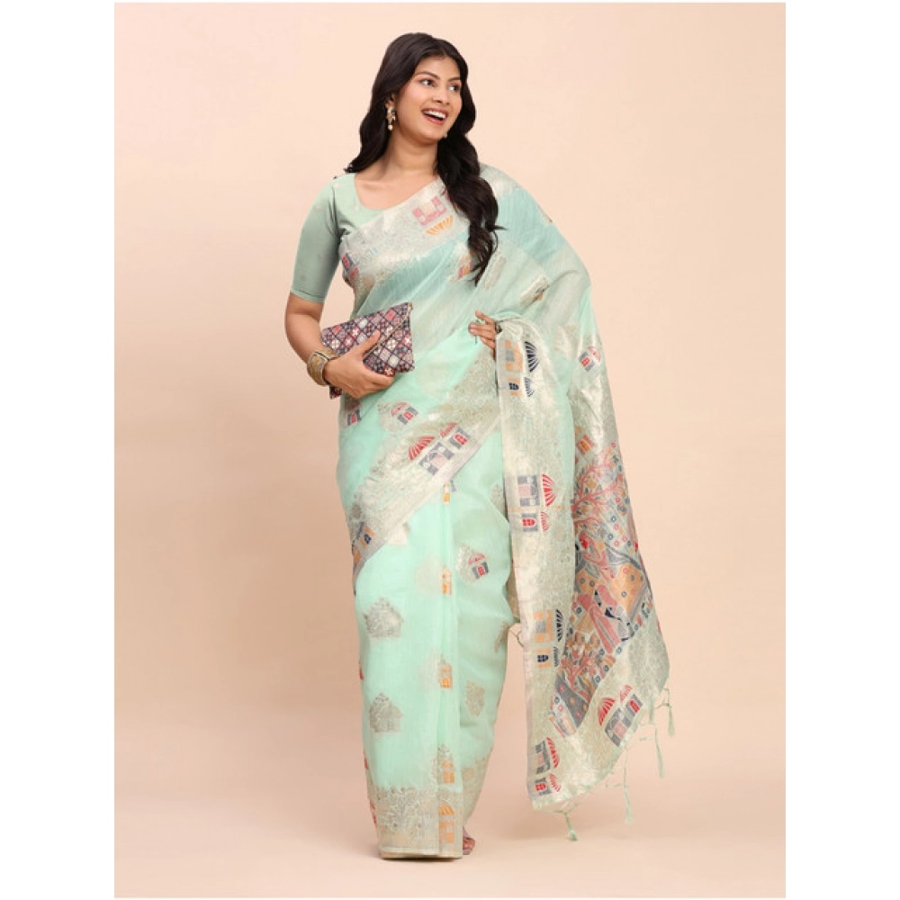 PID-65297-Women-s-Linen-Cotton-Printed-Saree-With-Unstitched-Blouse-5-5-Mtr-Sea-Green-1-1000x1000-1.webp