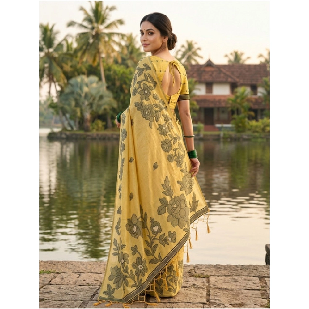PID-65302-Women-s-Linen-Cotton-Printed-Saree-With-Unstitched-Blouse-5-5-Mtr-Yellow-1-1000x1000-1.webp