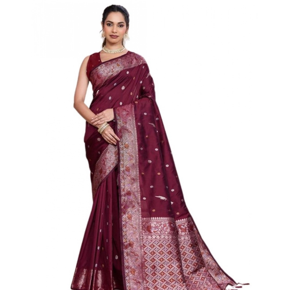PID-65605-Women-s-Jacquard-Woven-Saree-With-Unstitched-Blouse-5-5-Mtr-Maroon-2-1000x1000-1.webp