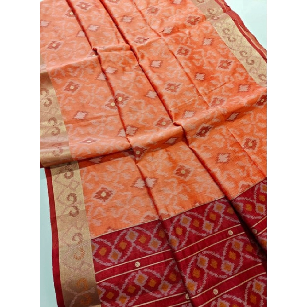 PID-65639-Generic-Women-S-Raw-Silk-Ikkat-Saree-With-Unstitched-Blouse-5-5-Mtr-Peach-2-1000x1000-1.webp