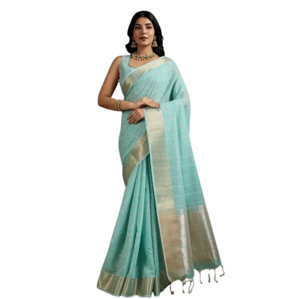PID-65643-Generic-Women-S-Tissue-Checks-With-Buttis-Saree-With-Unstitched-Blouse-5-5-Mtr-Aqua-Blue-1000x1000-1.webp