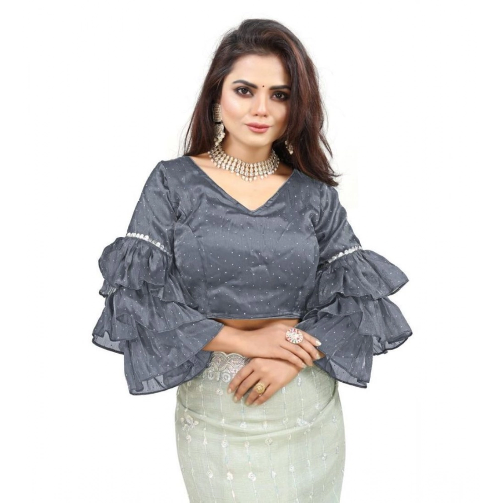 PID-65851-Women-s-Layered-Ruffle-Sleeve-Organza-Solid-V-Neck-Readymade-Blouse-Grey-Free-Size-up-t-1000x1000-1.webp