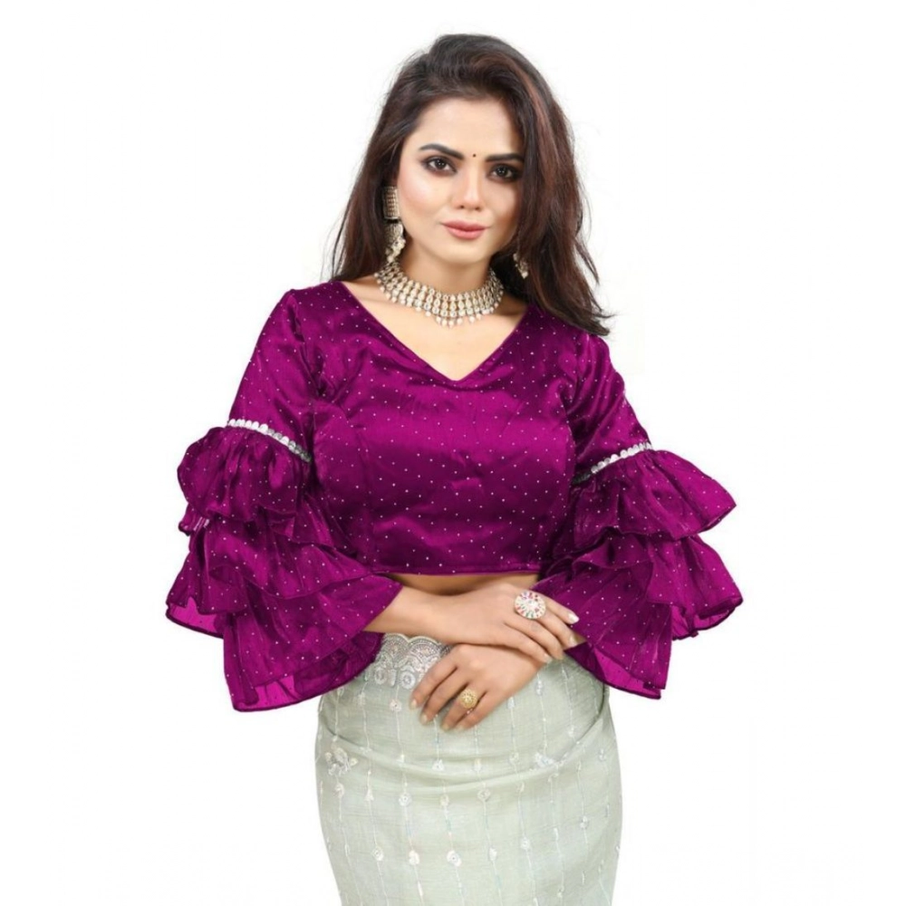PID-65853-Women-s-Layered-Ruffle-Sleeve-Organza-Solid-V-Neck-Readymade-Blouse-Magenta-Free-Size-u-1000x1000-1.webp