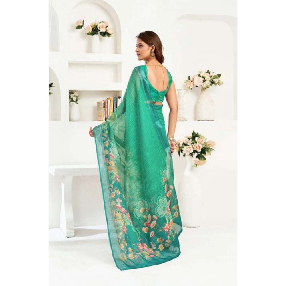 PID-65881-Women-s-Faux-Linen-Floral-Ready-to-wear-Saree-With-Unstitched-Blouse-5-5-Mtr-Green-5-1000x1000-1.webp