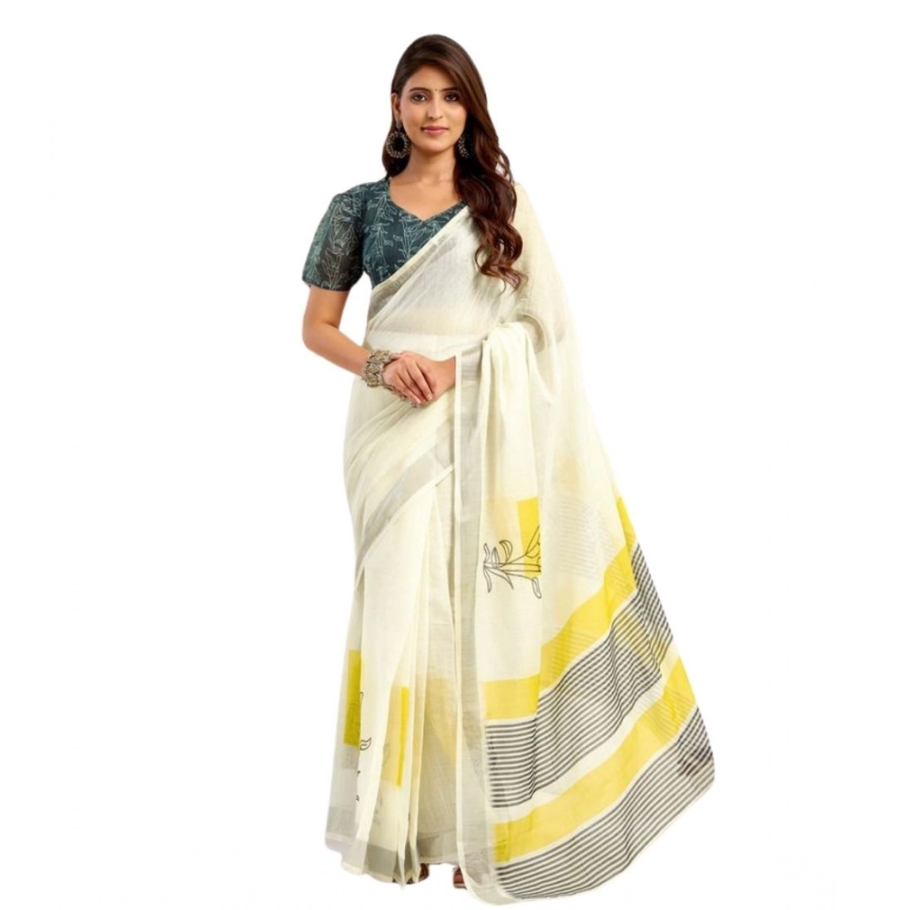 PID-65890-Women-s-Faux-Linen-Floral-Print-Ready-to-wear-Saree-With-Unstitched-Blouse-5-5-Mtr-Off-Wh-1000x1000-1.webp