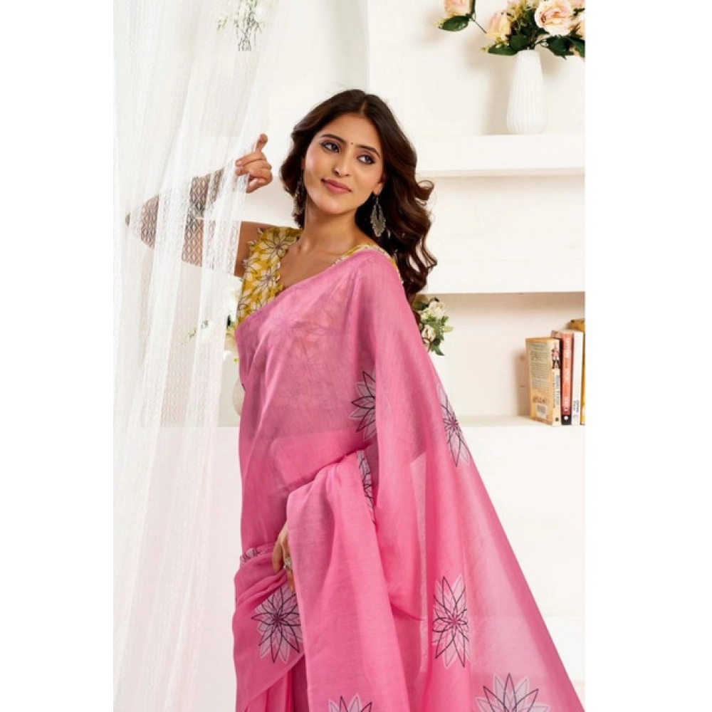 PID-65891-Women-s-Faux-Linen-Floral-Print-Ready-to-wear-Saree-With-Unstitched-Blouse-5-5-Mtr-Pink-1000x1000-1.webp