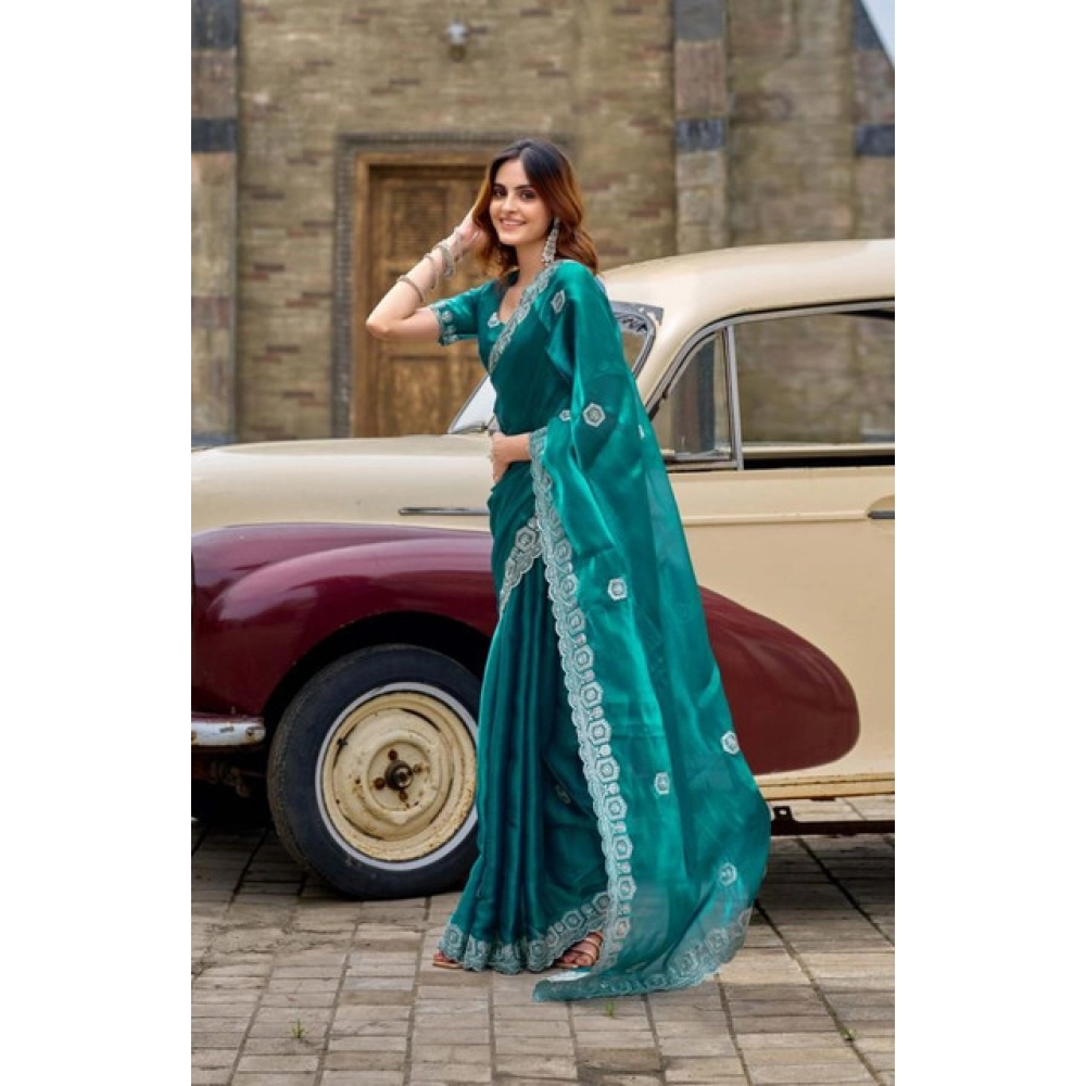 PID-65934-Women-s-Faux-Shimmer-Geometric-Ready-to-wear-Saree-With-Unstitched-Blouse-5-5-Mtr-Teal-1000x1000-1.webp