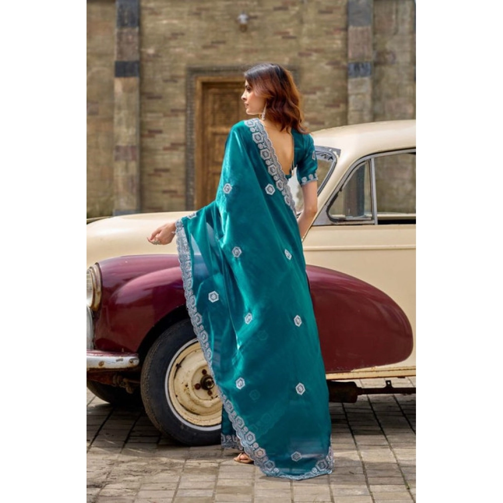 PID-65934-Women-s-Faux-Shimmer-Geometric-Ready-to-wear-Saree-With-Unstitched-Blouse-5-5-Mtr-Teal-1000x1000-1.webp
