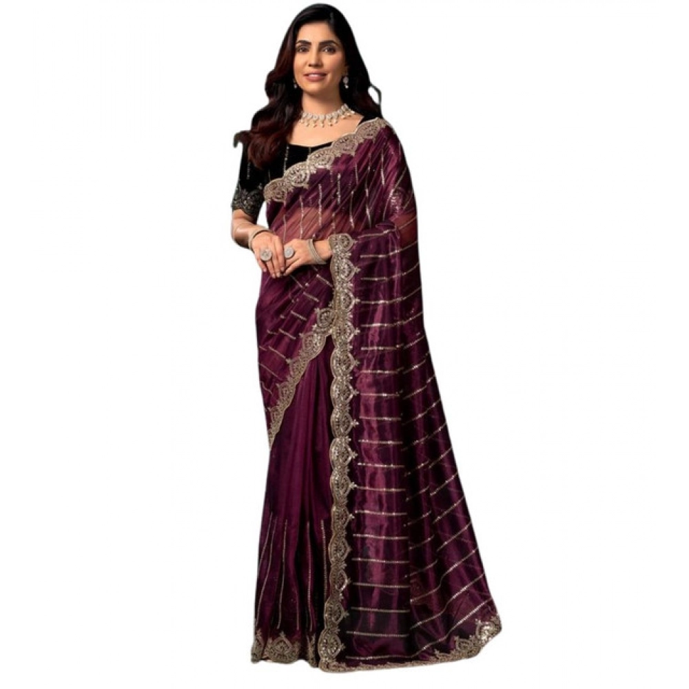 PID-65955-Women-s-Net-Sequence-Saree-With-Unstitched-Blouse-5-5-Mtr-Maroon-4-1000x1000-1.webp
