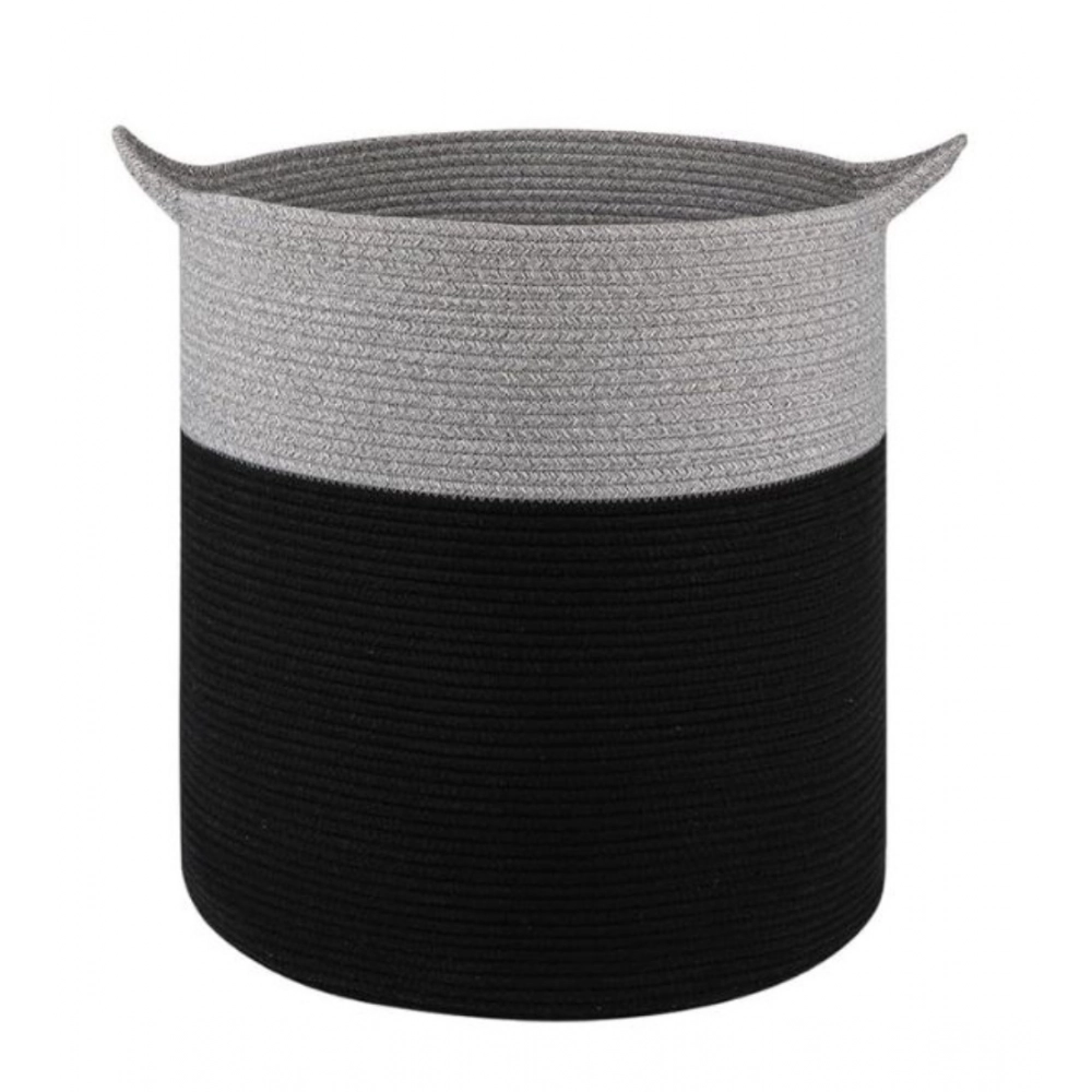 PID-66351-Cotton-Pack-Of-1-12x14-Inch-1-Pcs-Storage-Basket-For-Clothes-With-Out-Lid-Gray-Black-4-1000x1000-1.webp