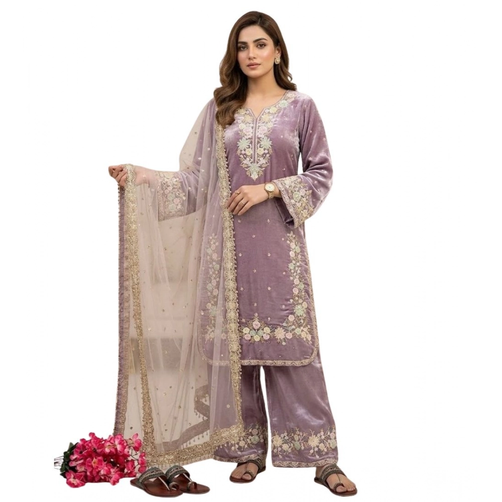 PID-66496-Women-s-Silk-Embroidered-3-4th-Sleeve-Round-Kurti-With-Palazzo-and-Dupatta-Set-Lavender-1000x1000-1.webp