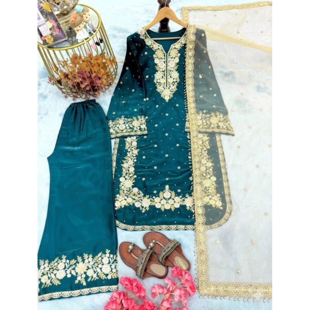 PID-66497-Women-s-Silk-Embroidered-3-4th-Sleeve-Round-Kurti-With-Palazzo-and-Dupatta-Set-Turquoise-1000x1000-1.webp